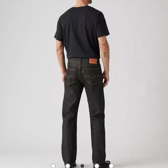 Levis 501 original shrink to fit mens jeans - Picture 2 of 10